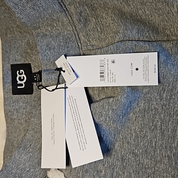 UGG Daylin Bonded Fleece Unisex Sweatpants with Logo Sz Small *NWT* MSRP $148 - Picture 6 of 13